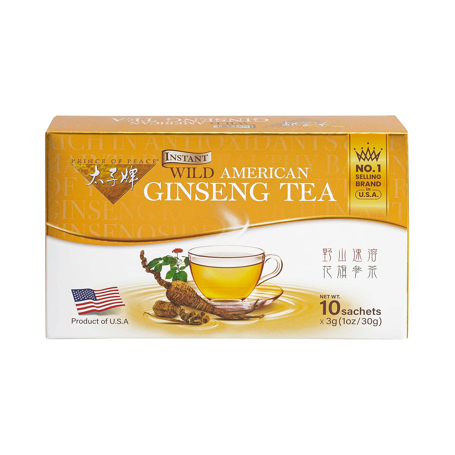 Prince of Peace Wild American Ginseng Tea 80t/Bag.