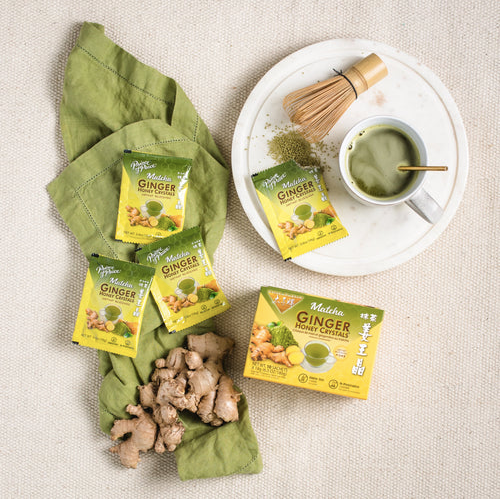 Prince of Peace Matcha Ginger Honey Crystals(18gX10 Packets)