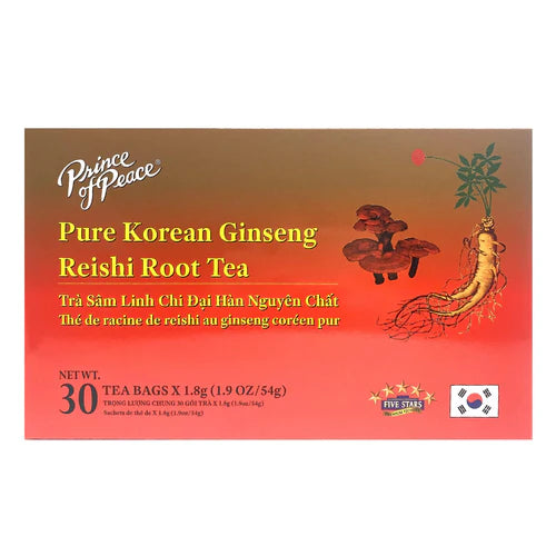 Prince of Peace Pure Korean Ginseng Reishi Root Tea 30tea bags*1.8g