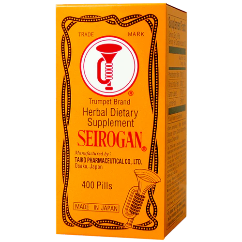 Trumpet Brand Herbal Dietary Supplement SEIROGAN 400Pills